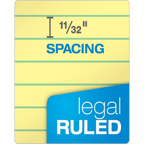 TOP PERFORATED LEGAL RULED PAD L/S