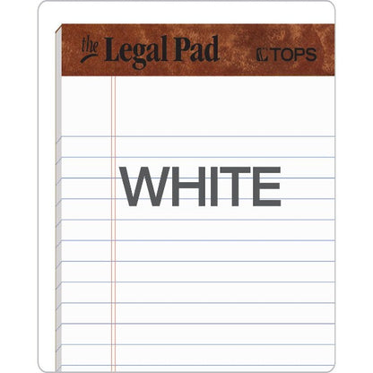 TOPS NOTE SIZE LEGAL RULED PAD 5X8