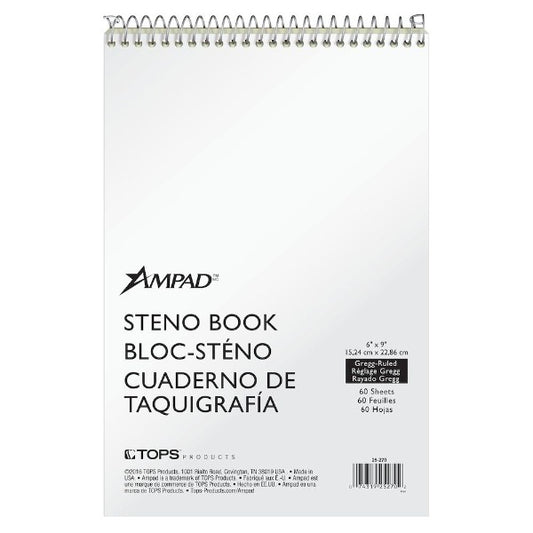 AMPAD STENO PAD (60 SHEETS) ( TOPS)