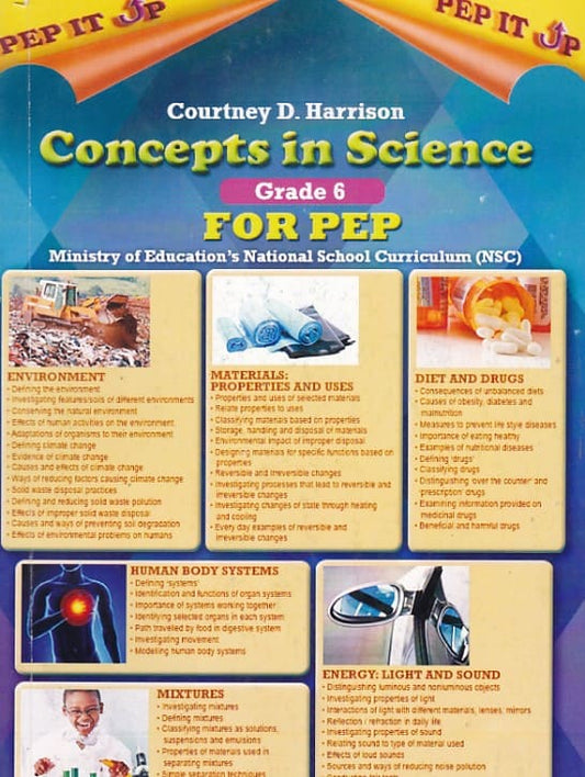 CONCEPTS IN SCIENCE FOR GRADE 6 FOR PEP