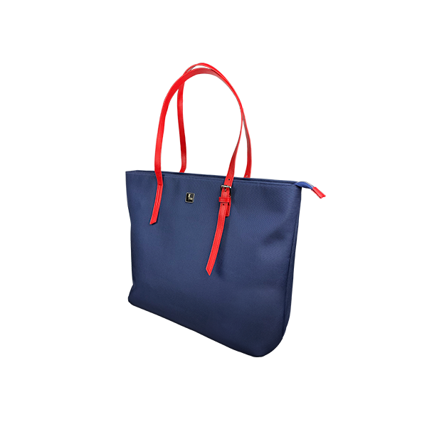 LADIES "15.6" LAPTOP HANDBAG XTB - 510 RED AND BLUE