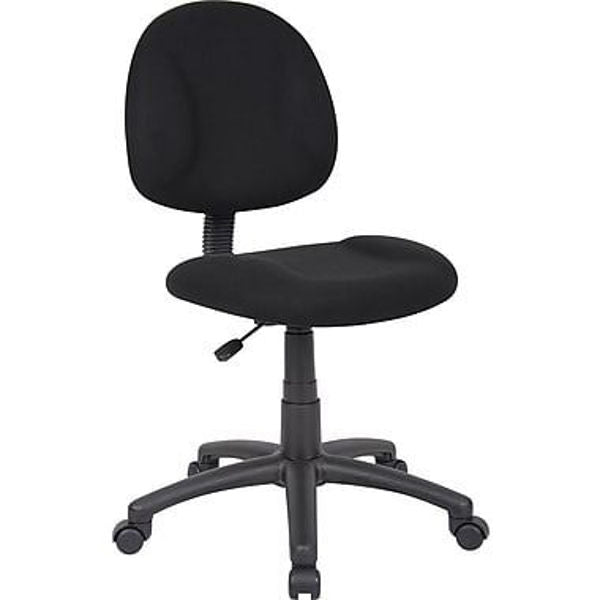 BOSS TASK CHAIR W/O ARMS BLACK
