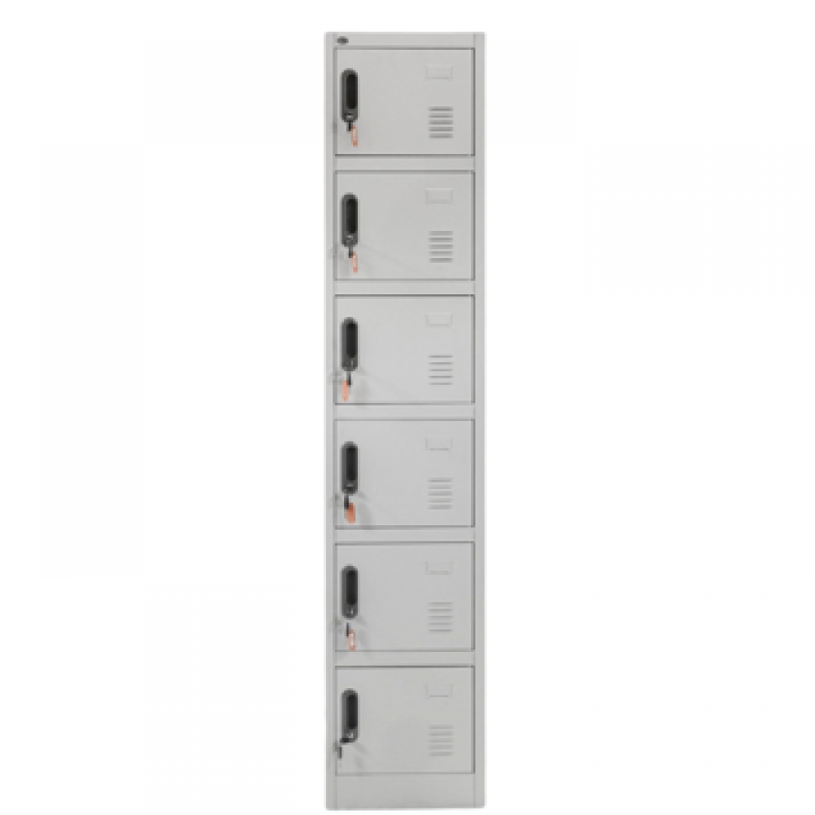 6 TIER LOCKER GREY