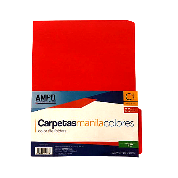 COLORED FILE FOLDER (AMPO) (LETTER)