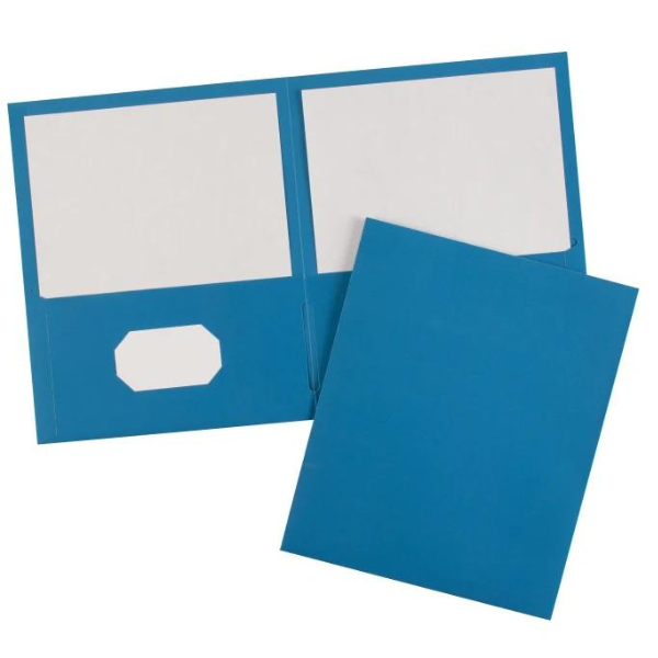 AVERY POLY FOLDER FLEXVIEW DOUBLE POCKET FOLDER (PLASTIC) 2/PK