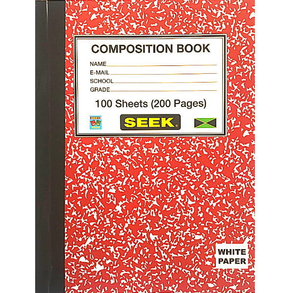SEEK COMPOSITION BOOK - 100 SHTS