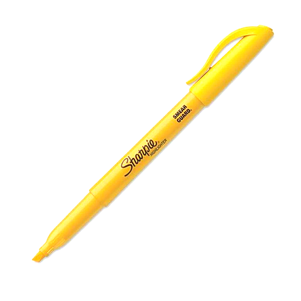 SHARPIE HIGHLIGHTER YELLOW
