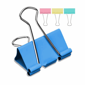 ALLIED OFFICE PRODUCTS LARGE BINDER CLIPS 2" (12 CLIPS) (CAP 1")