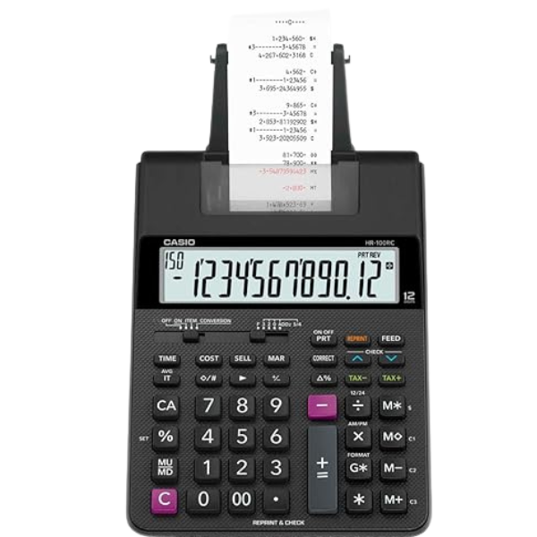 CALCULATOR - CASIO HR 100-RC