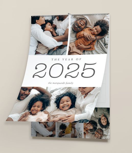 11" X 17 " CALENDAR (ONE SIDED & PUNCHED) SINGLE