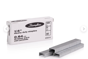 1/4 INCHE SWINGLINE STAPLES