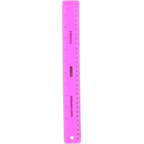 BAZIC FLEXIBLE RULER  - 12"