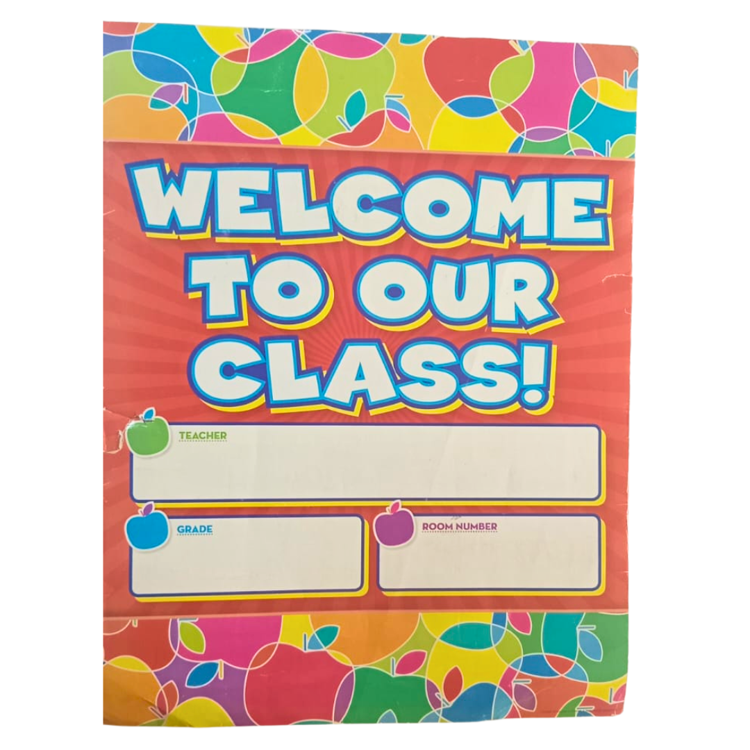 CHART - WELCOME TO OUR CLASS