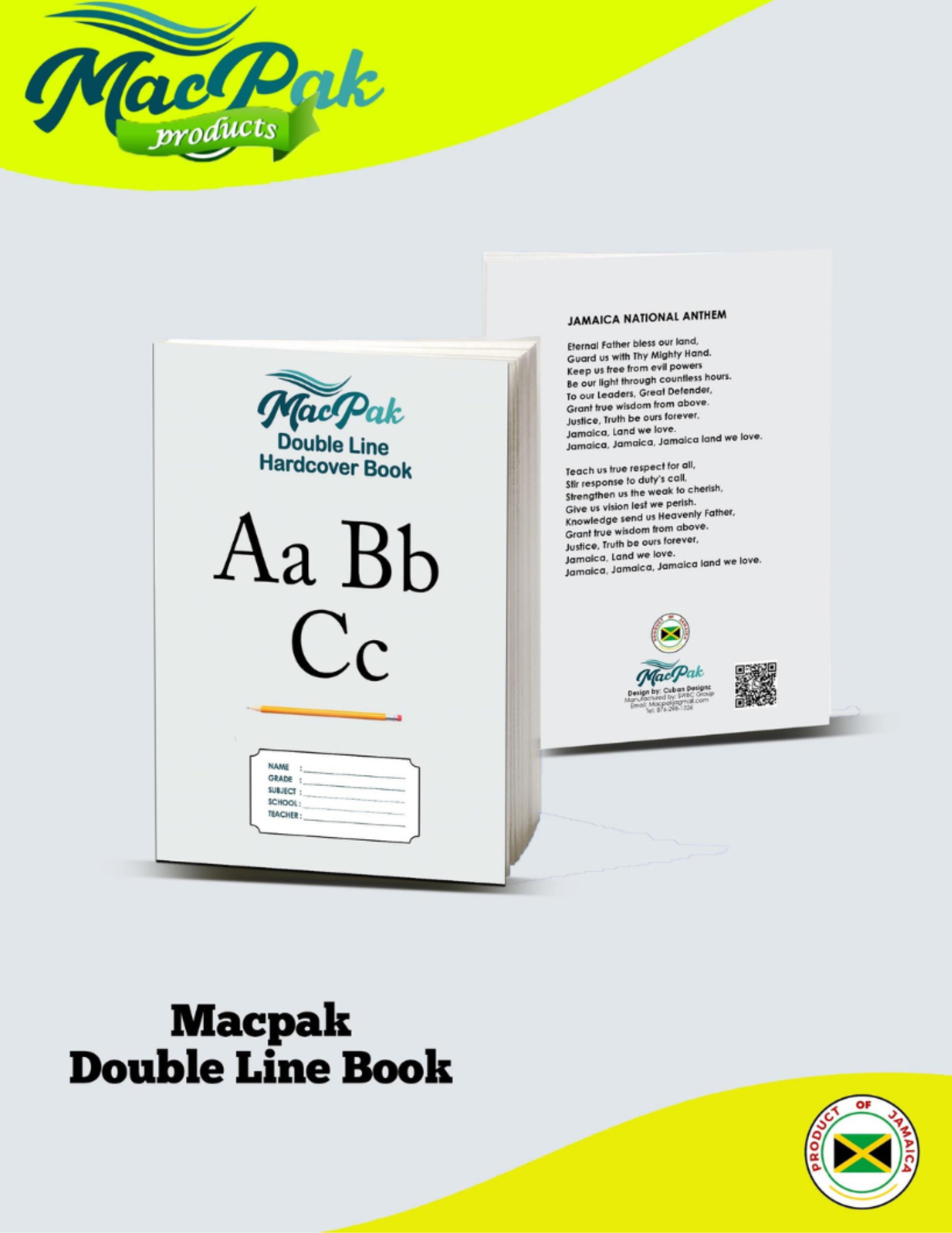 Double Line Hardcover Book