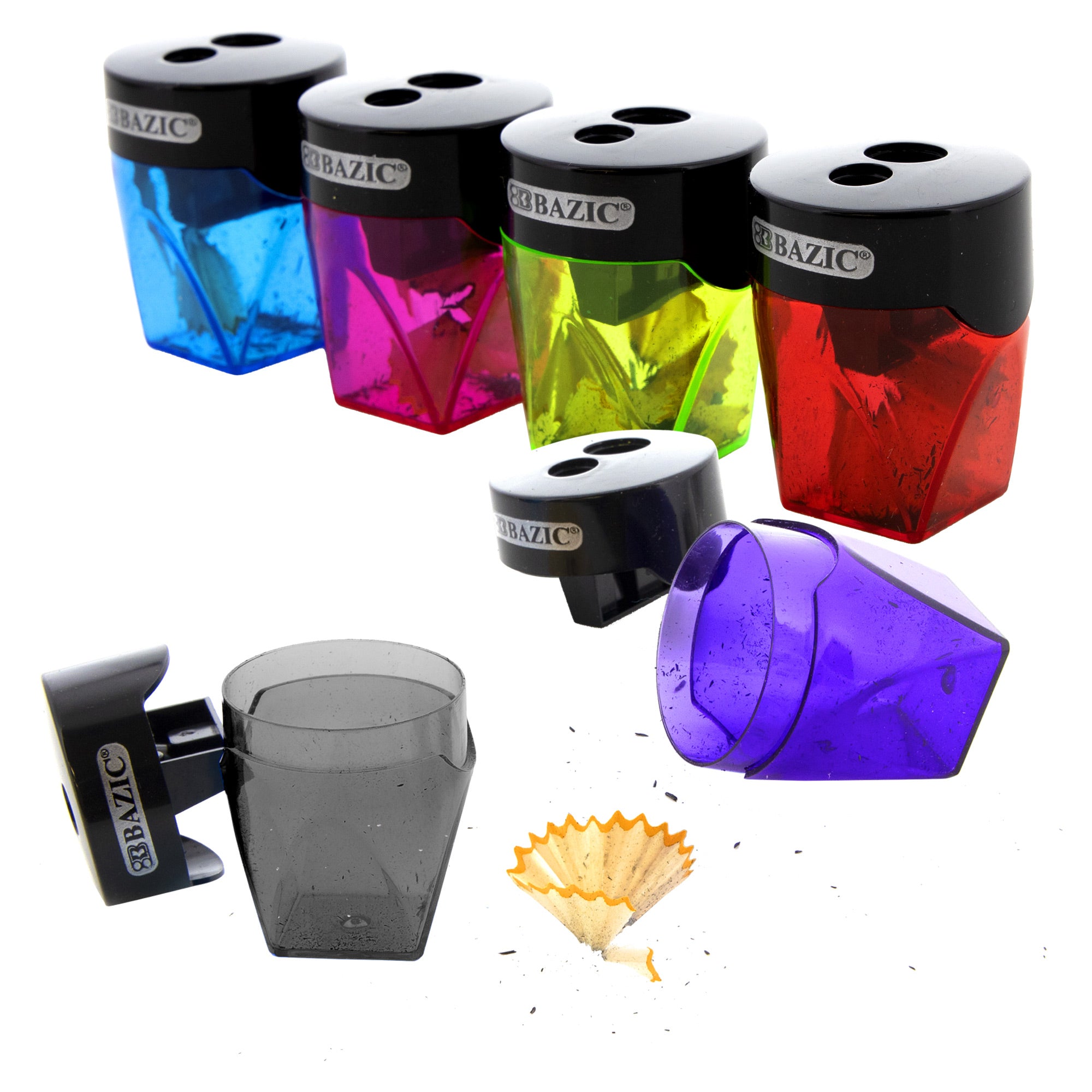 DUAL BLADE SHARPENER W/DIAMOND RECEPTACLE BAZIC 1914