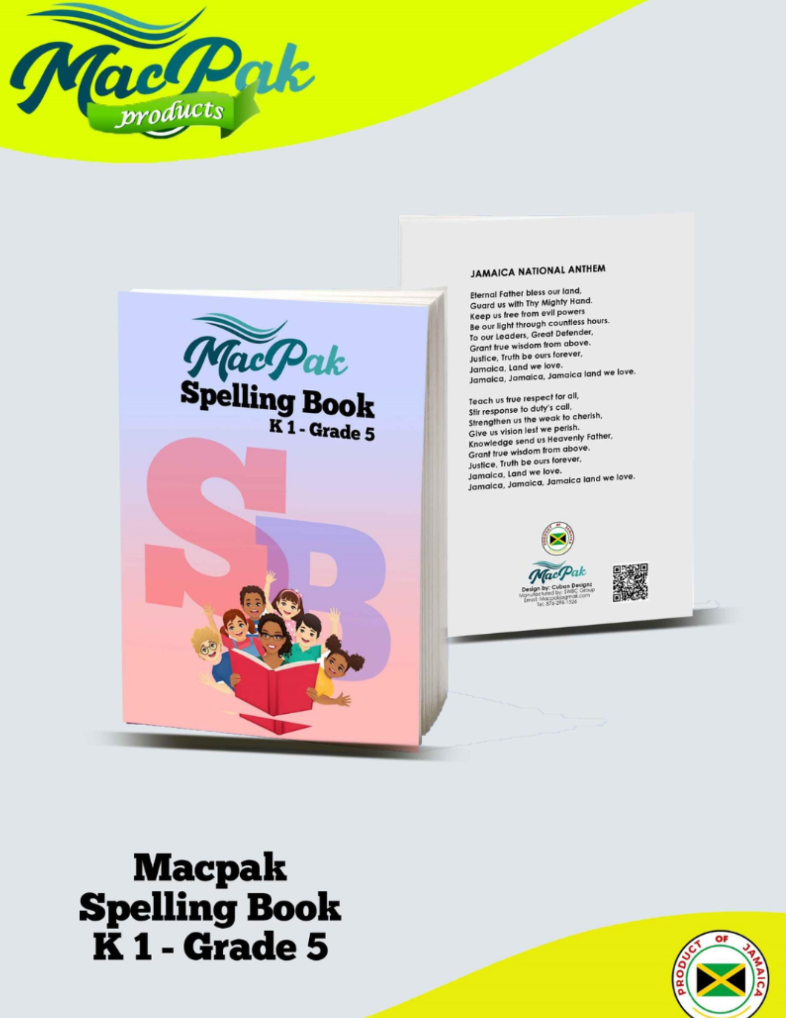 Spelling Book K1 - GRADE 5