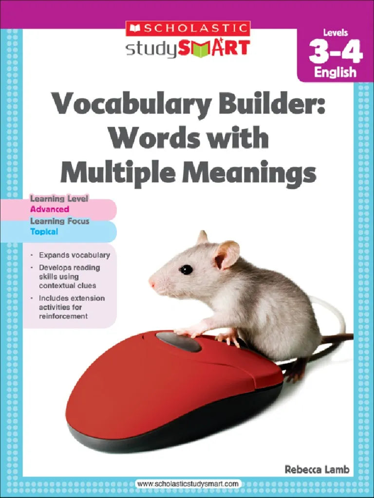 STUDY SMART VOCABULARY BUILDER: WORDS WITH MULTIPLE MEANINGS LV3-4