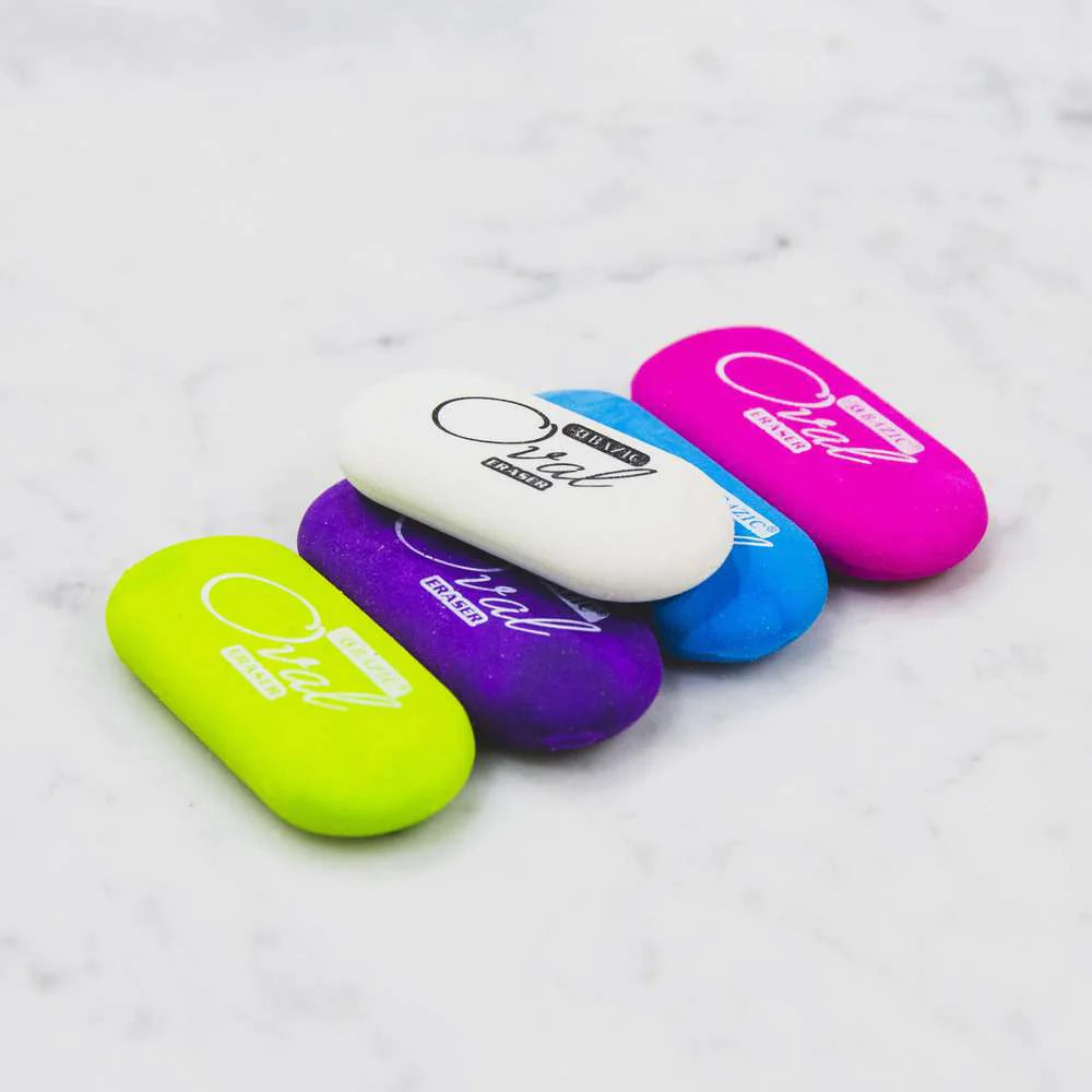 BAZIC OVAL ERASER