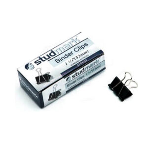 STUDMARK BINDER CLIPS 32 MM-1 1/4" COLOURED