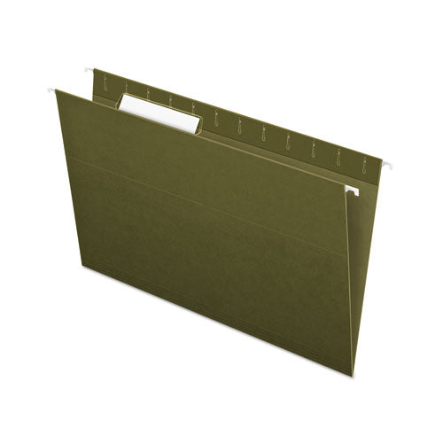 HANGING FOLDER LEGAL SIZE  1/3 STANDARD GREEN 25 PER BOX