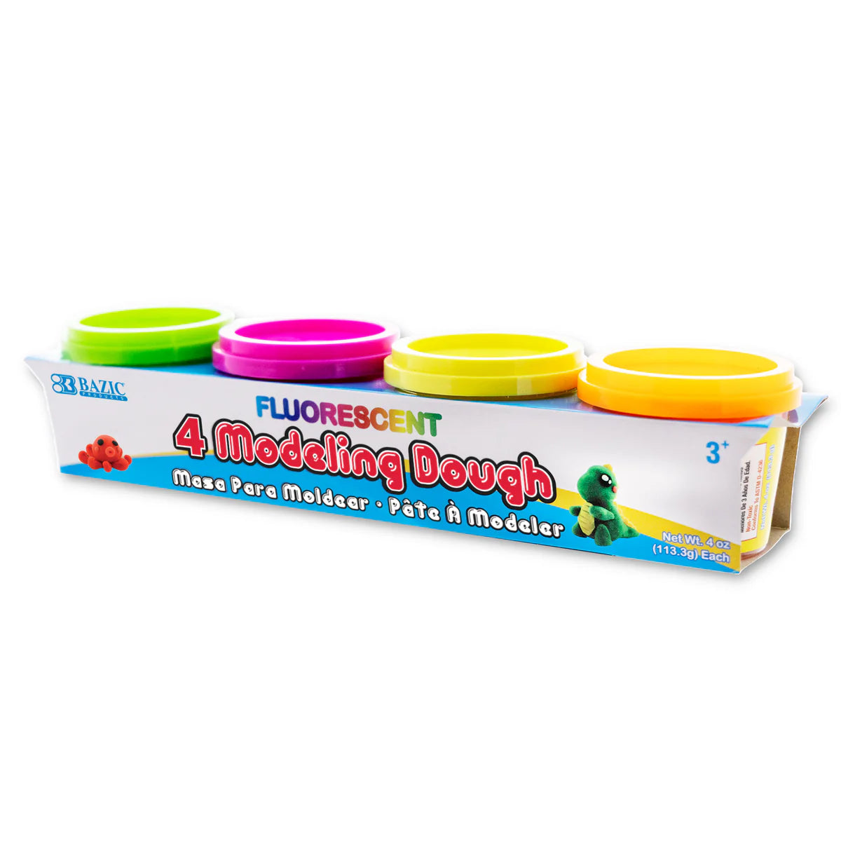 BAZIC MODELING DOUGH 4PK JAR