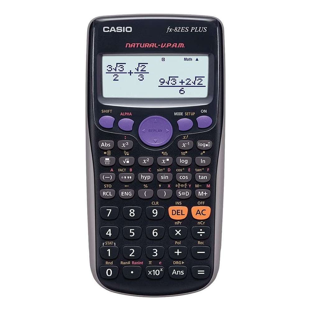 CASIO FX-82ES PLUS 10-DIGITS SCIENTIFIC CALCULATOR