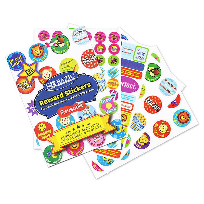 REWARD STICKER BOOK (LARGE) (BAZIC) (Copy)