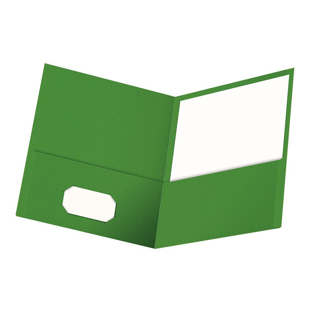 OXFORD TWIN POCKET FOLDERS GREEN