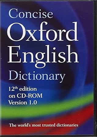 CONCISE ENGLISH DICTIONARY W/CDROM