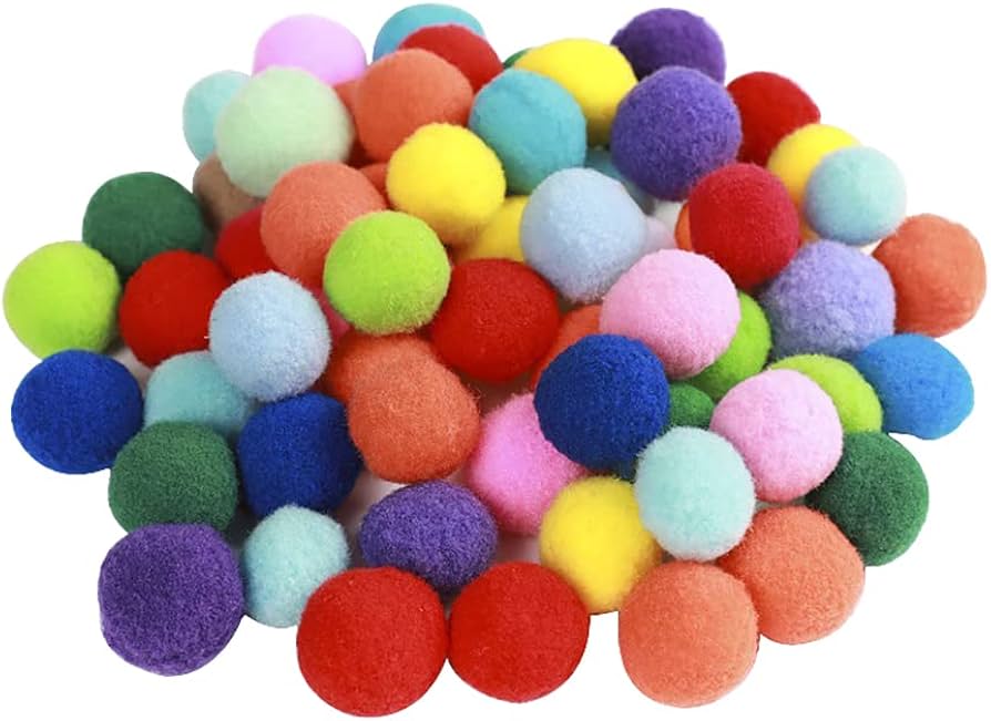 KEKHU DIY ART FUZZY BALL DIY ART 100PK