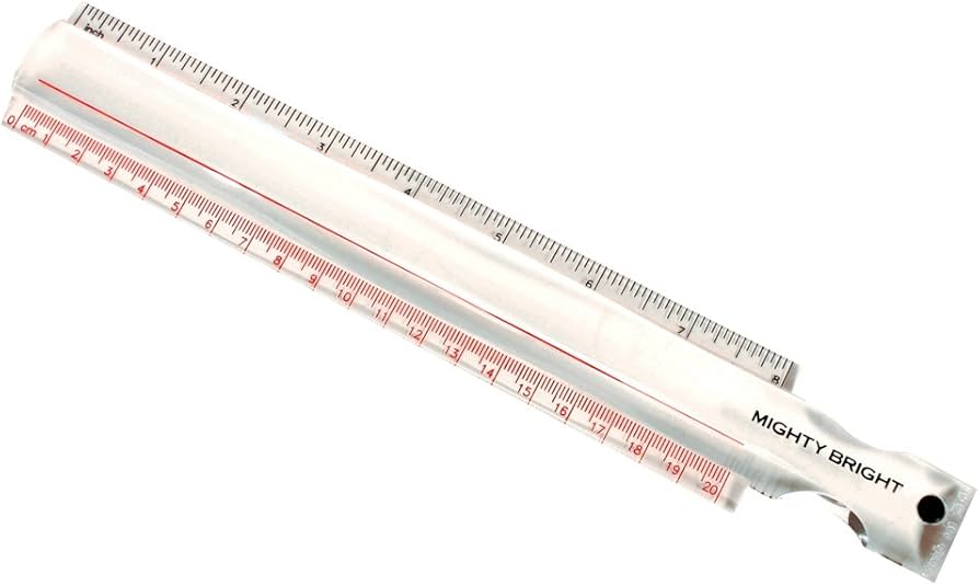 MAGNIFYING RULER