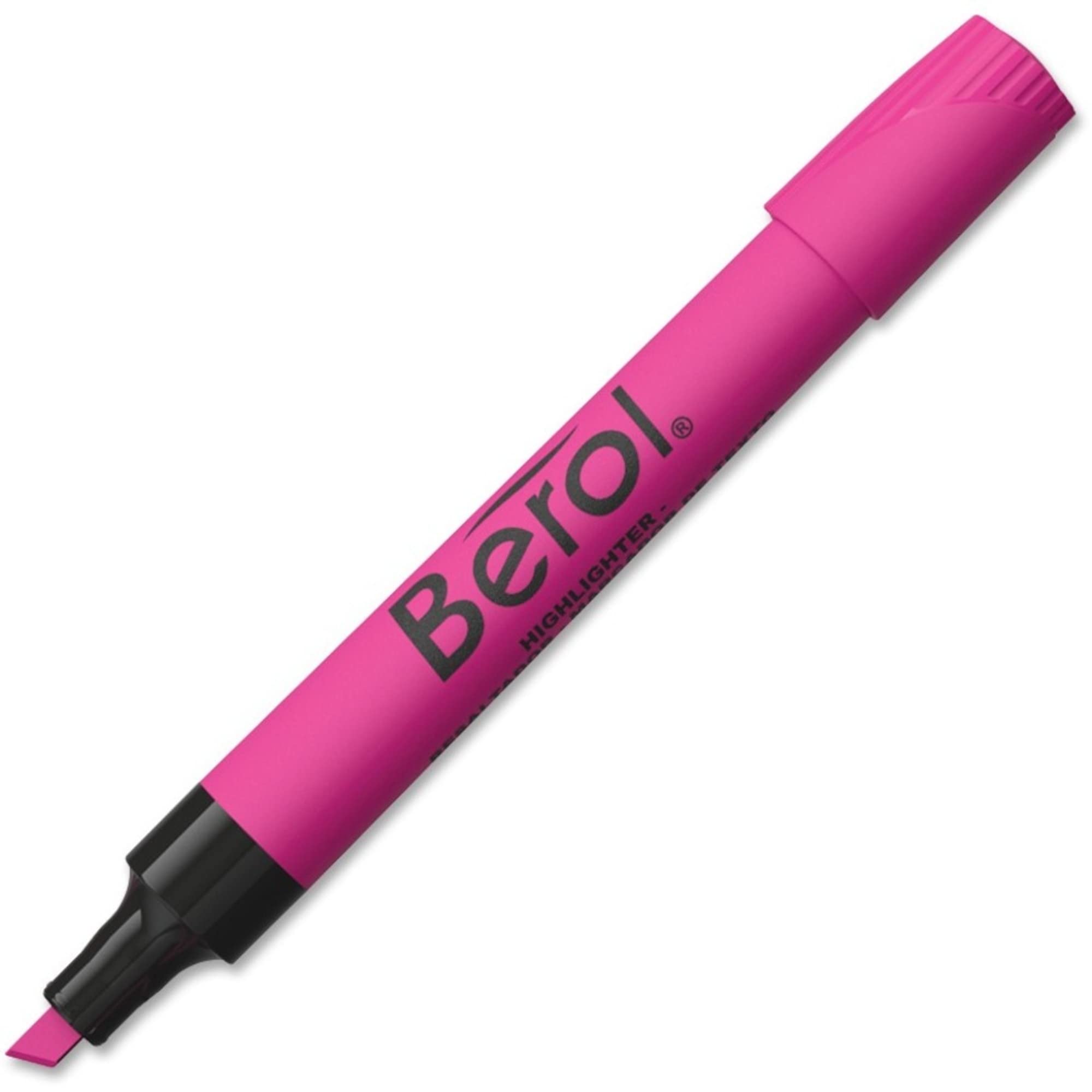 BEROL HIGHLIGHTER JUMBO PINK