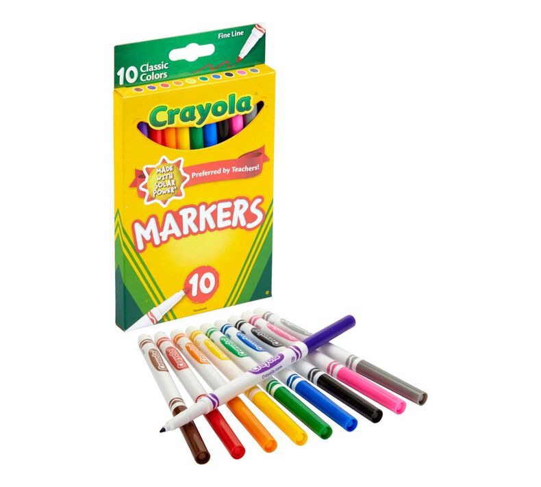 CRAYOLA FINE LINE MARKERS