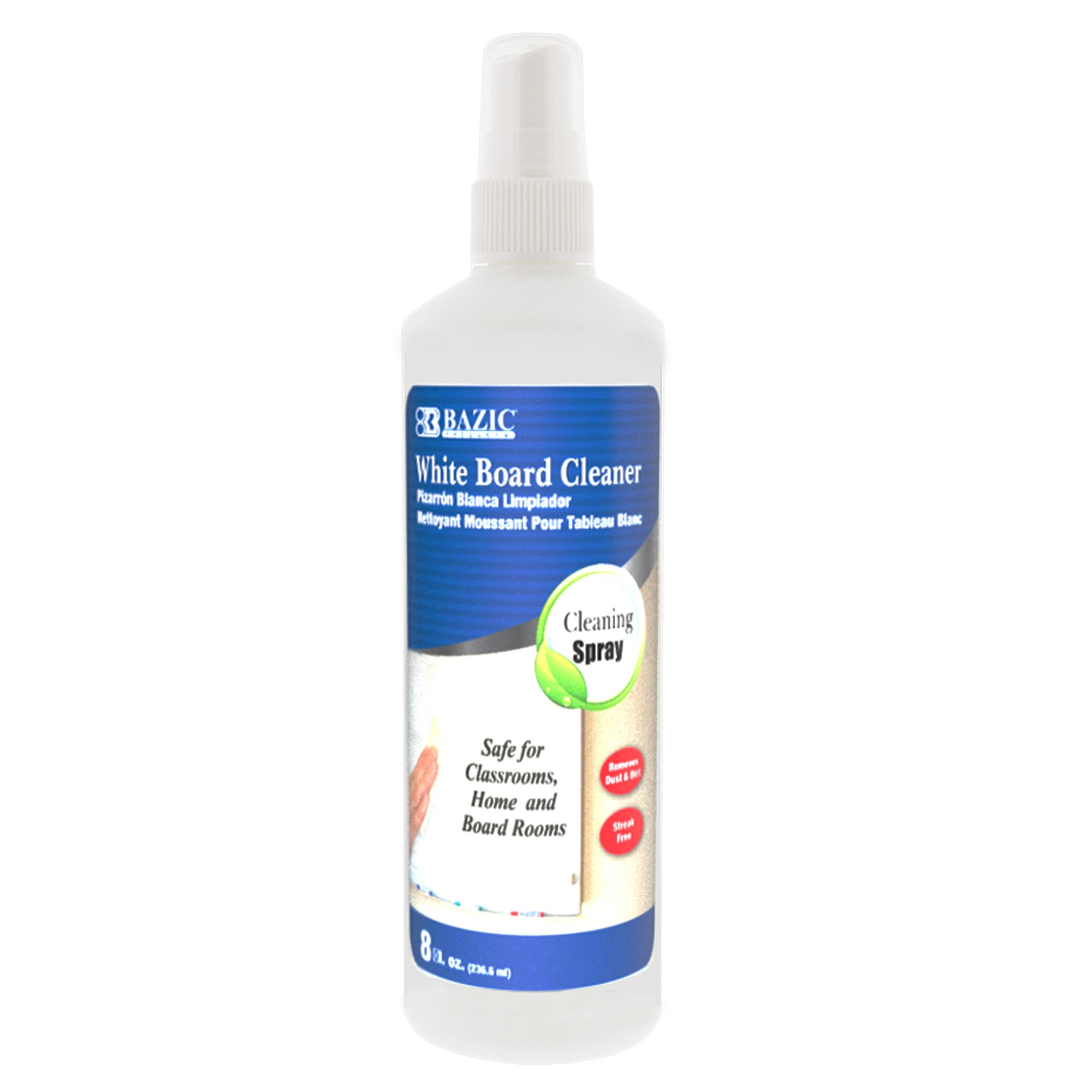 BAZIC  WHITE BOARD CLEANER 8 OZ