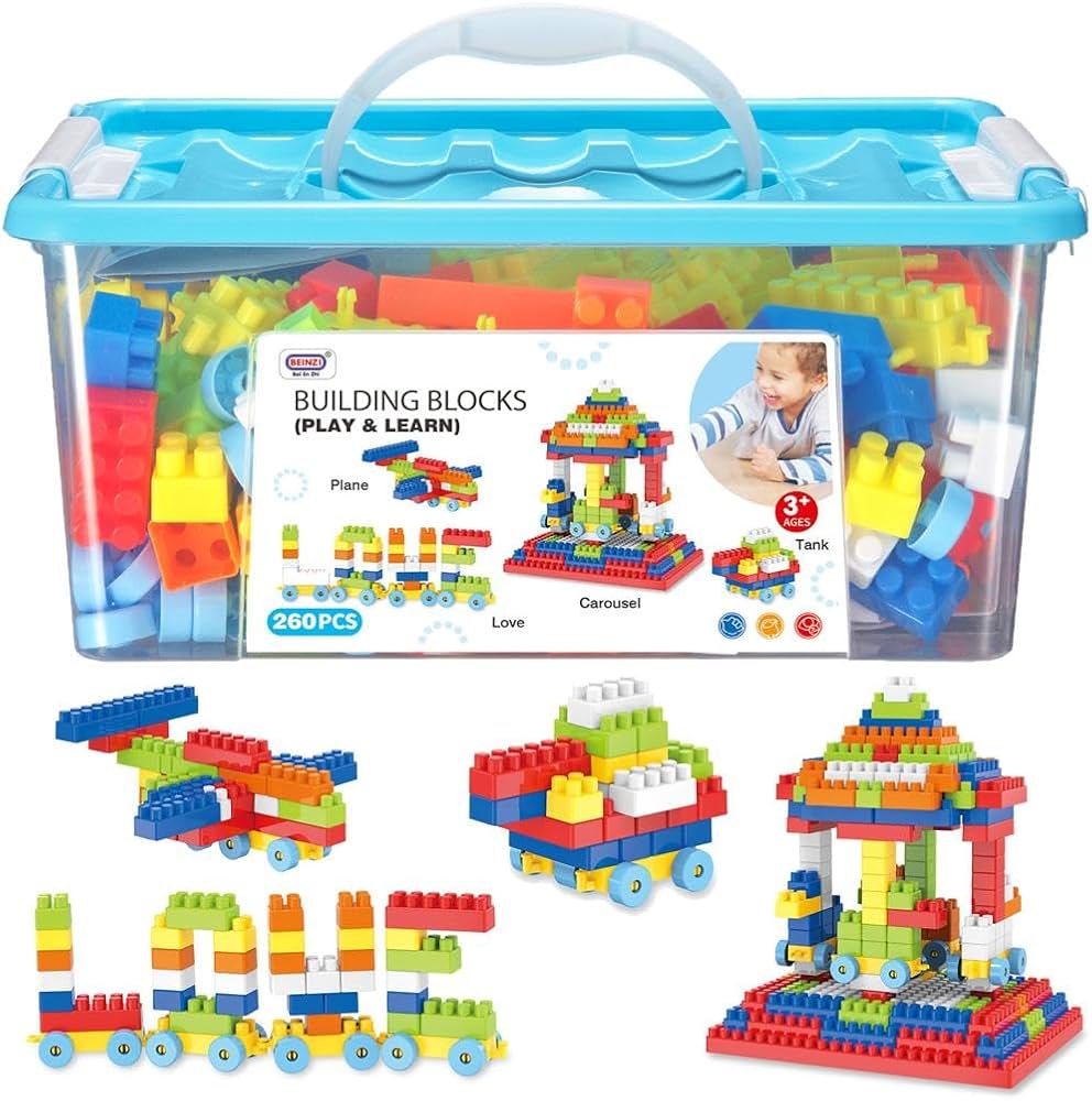 BLOCKS PLAY AND LEARN AGES 3 & UP