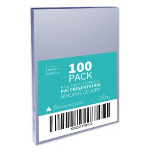 BINDER COVER (CLEAR) 100/PK