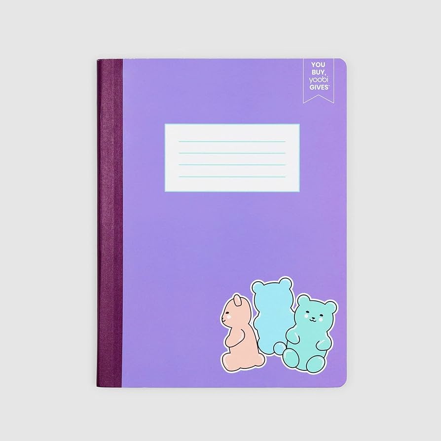 YOOBI COMPOSITION BOOK SWEET BEAR
