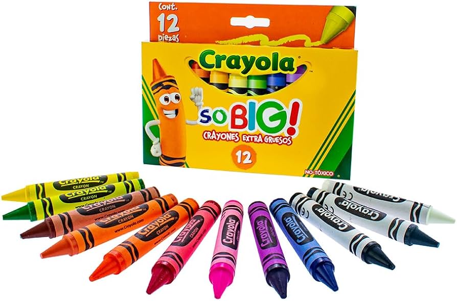 CRAYOLA LARGE CRAYONS 12/PACK