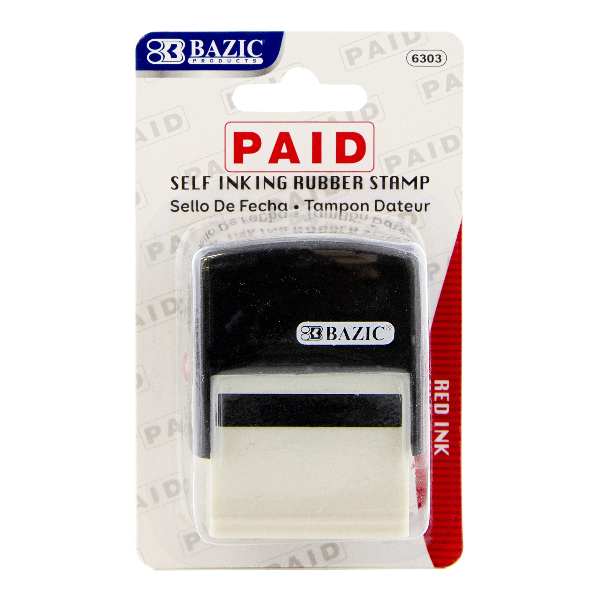 BAZIC PAID SELF INKING STAMP