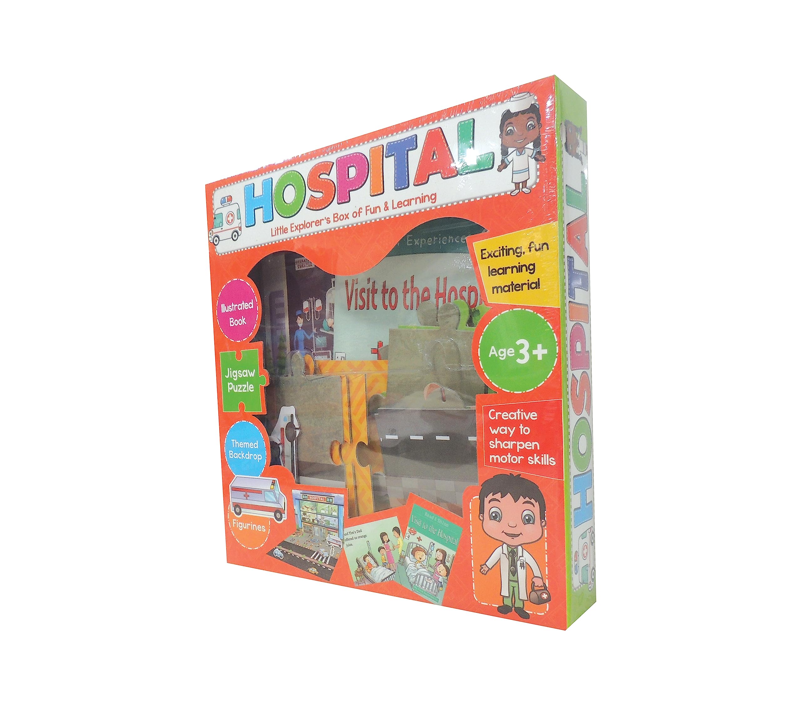 HOSPITAL LITTLE EXPLORER BOX OF FUN & LEARNING 3+