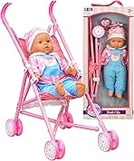 BABY STROLLER W DOLL