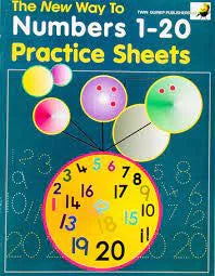 NEW WAY TO NUMBERS 1-20 PRACTICE SHEETS