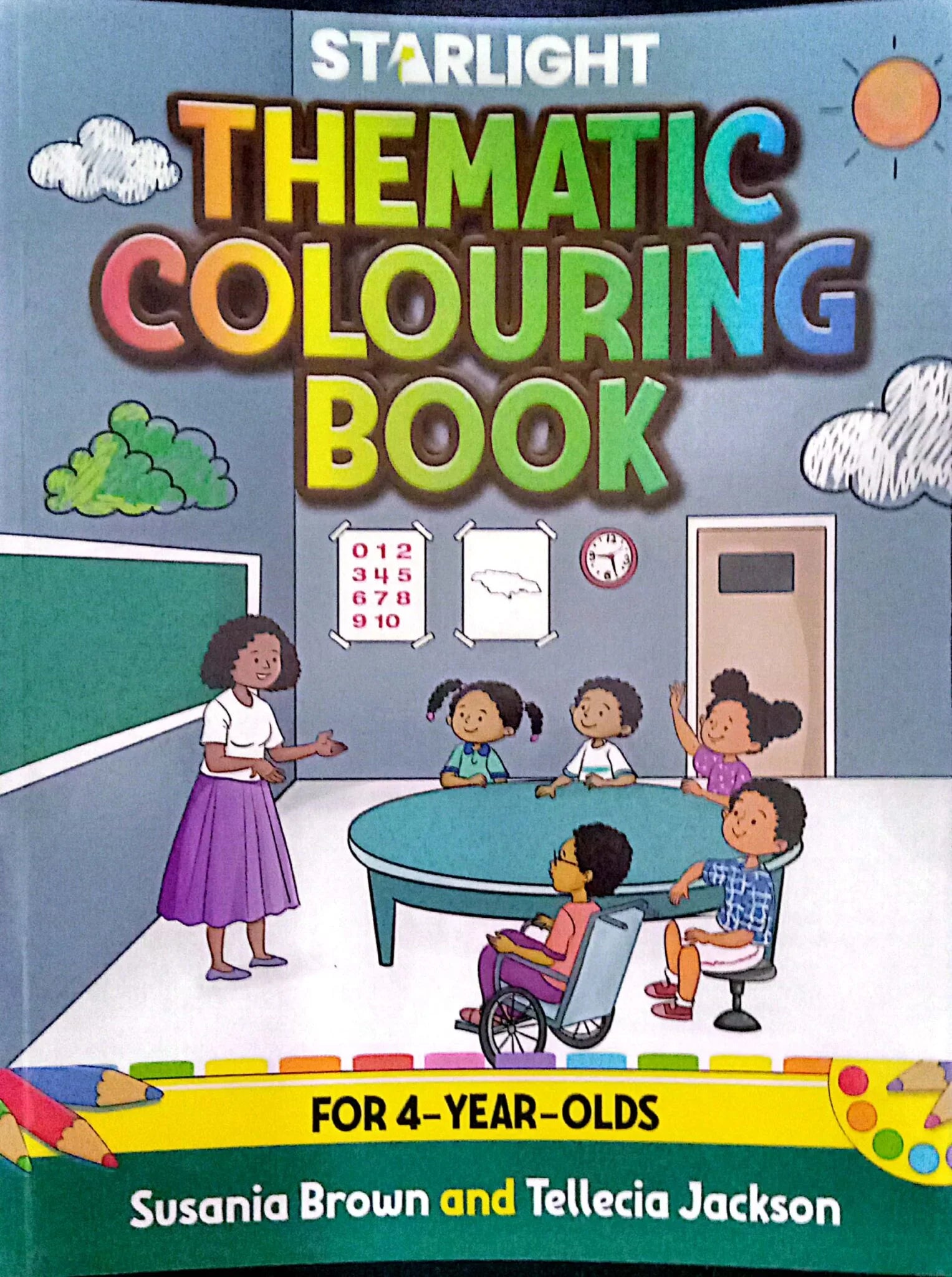 STARLIGHT THEMATIC COLOURING BOOK AGE 4