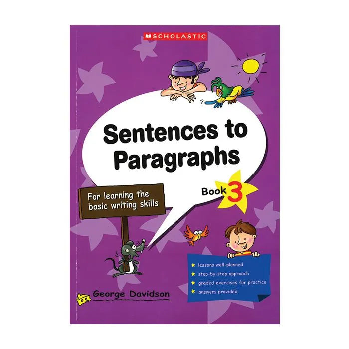 SENTENCES TO PARAGRAPHS BOOK 3