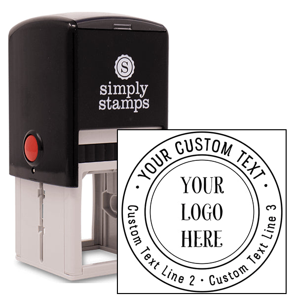 SELF INKING STAMP  W/CUSTOMIZED LOGO