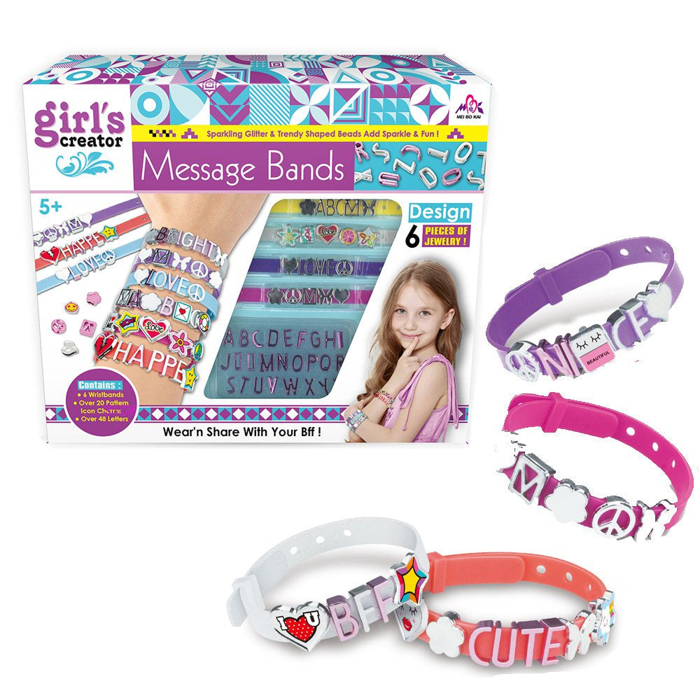 MESSAGE BANDS 6 PC SET KIDS TOY