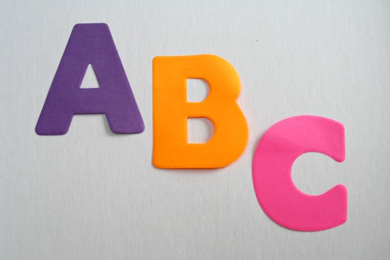 ALPHABET STICKY NOTES