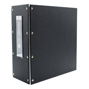 4" D RING BINDER (BLACK)