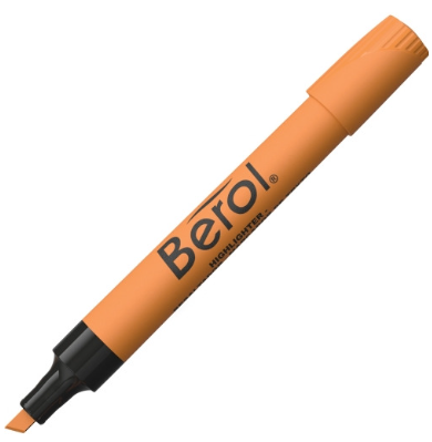 BEROL HIGHLIGHTER JUMBO ORANGE