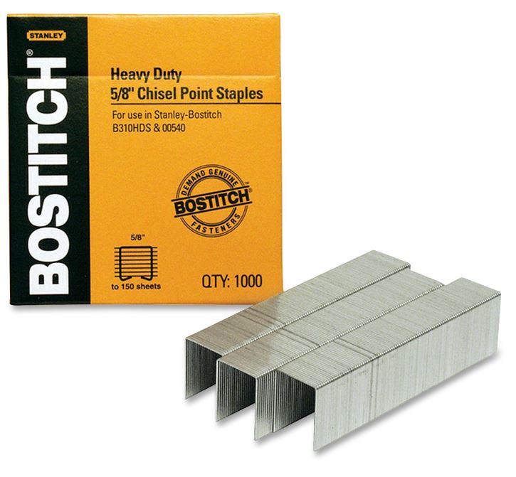 STAPLES - BOSTITCH HEAVY DUTY (5/8") 1000 QTY